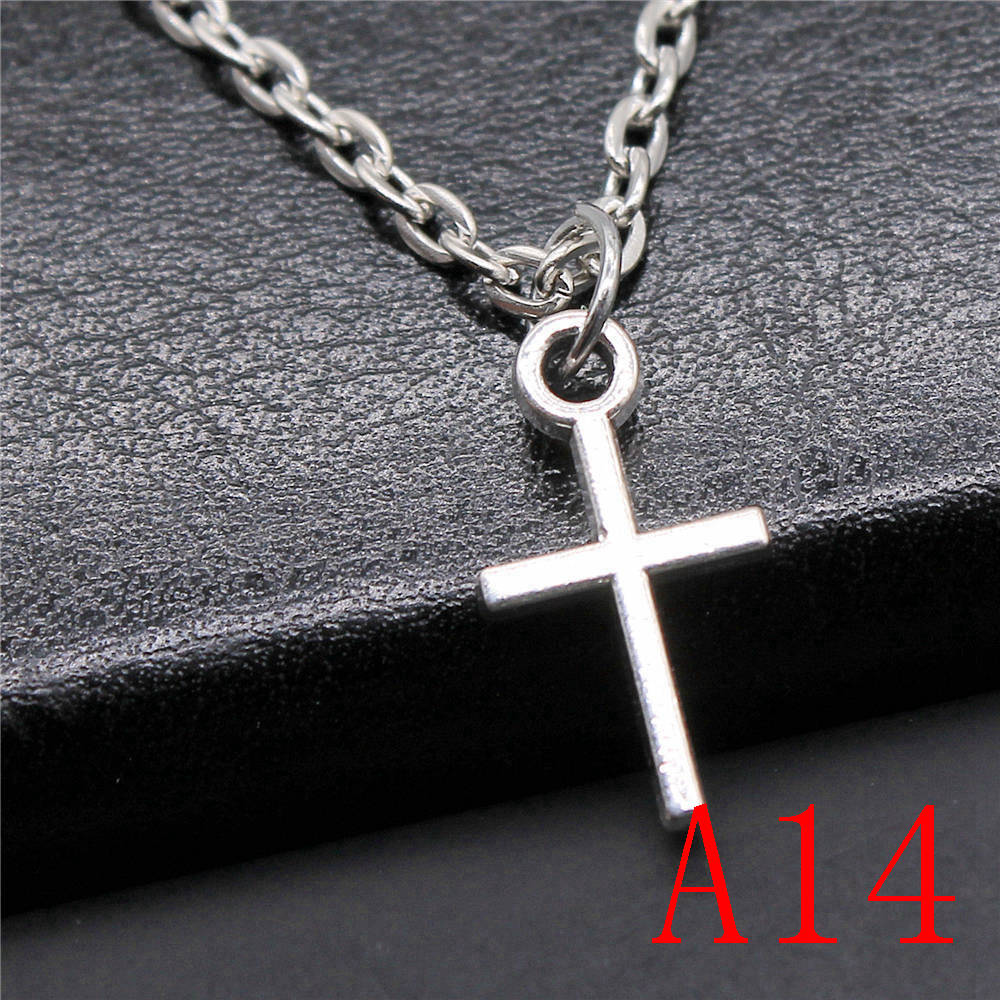 Nyankommet Kors Anheng Halskjede Damegave Mote