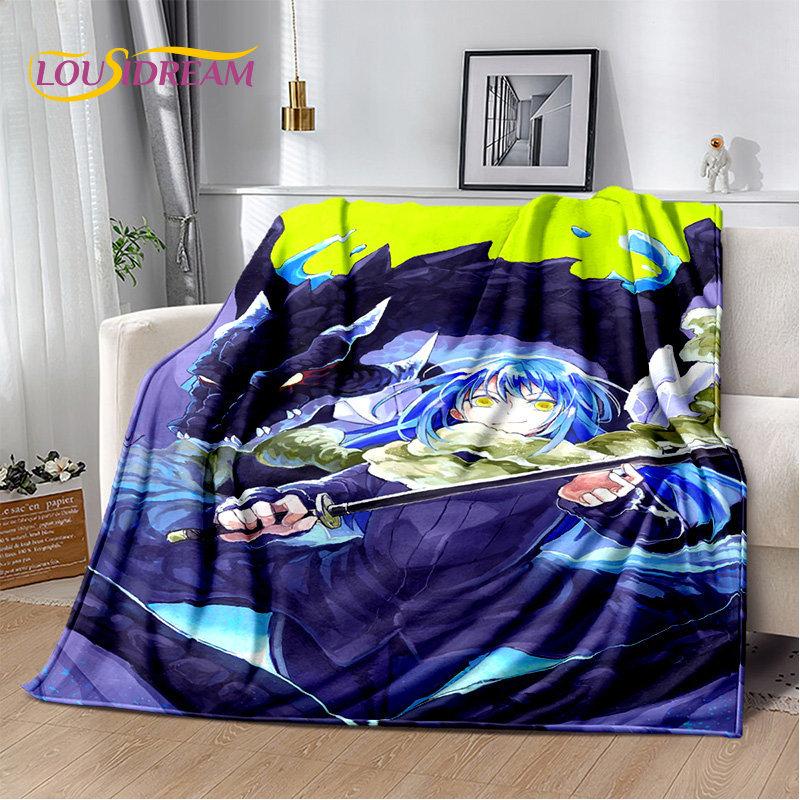 I Got Reincarnated As A Slime Anime Soft Plush Blanket,Flannel Blanket Throw Blanket for Living Room Bedroom Bed Sofa Picnic Kid