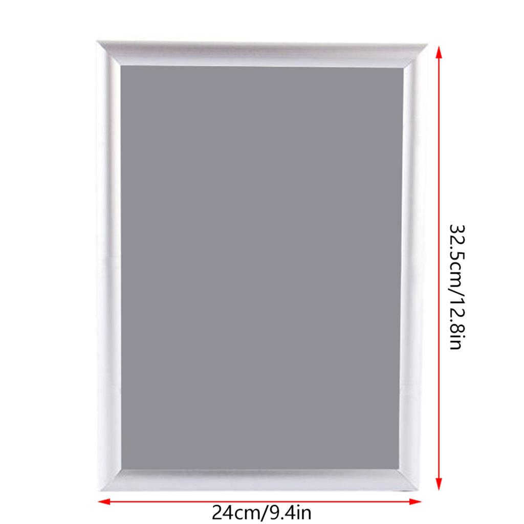 5pcs A4 Aluminium Poster Frame Posters Clip Holders Displays Wall Notice Anti?glare