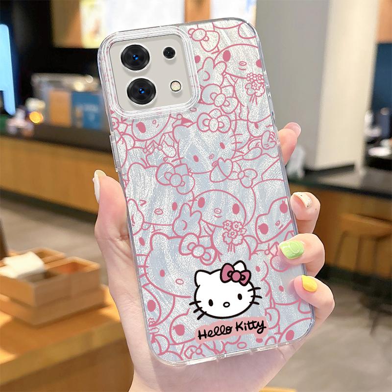 Sanrio Hello Kitty Camlet Case for Xiaomi Redmi Note 13 12 Pro Plus 12S 11S 5G 11 10 9 4G 13C 12C 10C 9C A3 A2 A1 Hard Cover