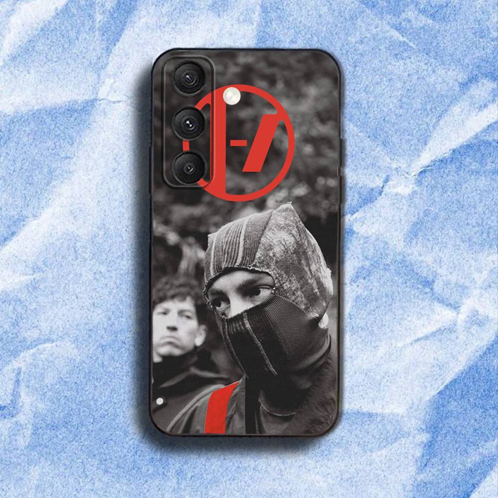 Twenty O-OneS P-Pilots Phone Case For Samsung S 25,24,23,22,30,21,10,9,Ultra,Plus,Lite,FE,4,5G Black Soft Case
