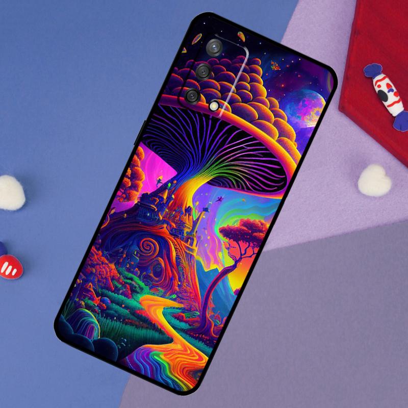 Weird Trippy Mushroom Case For Oppo A60 A80 A40 A6 A5 Pro A15 A16 A17 A57 A94 A74 A54 A76 A96 A18 A38 A58 A78 A98