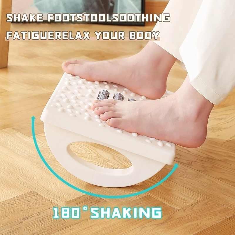 Office Footstool Luxury Plastic Footrest For Adults Antioverlapping Leg Support