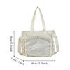Cute Transparent Itabag Idol Merchandise Storage Nylon Crossbody Itabag Large Capacity Badge Display Student Tote Bag Girls