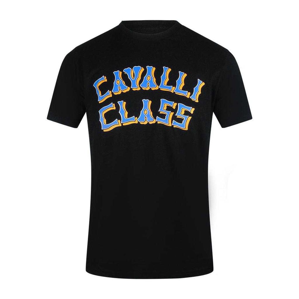Cavalli Class Mens Layered Logo T-Shirt