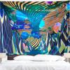 UV Fluorescent Tapestry Starry Sky Print Wall Hanging Art Home Decor
