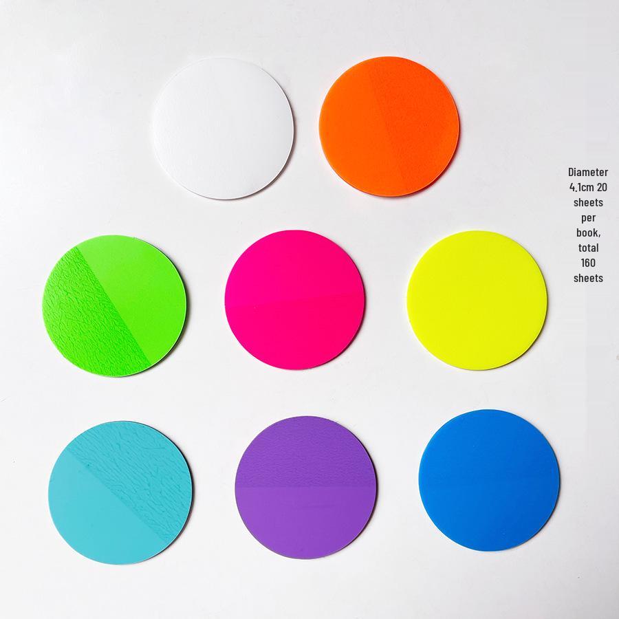 Triangle & Round Segmented Pull-out Strong Adhesive Sticky Notes for Memos