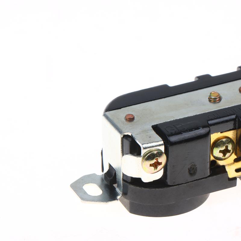 US-style Double Socket 20A 125V E-09 Wiring Lock Connector Durable Fireproof for Home Commercial Electrical Wiring Use