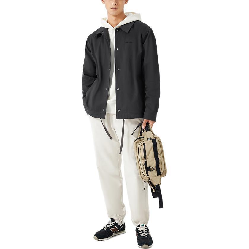 New Balance Athletics Nature State Coach Jacket Asia Sizing 'Black' Men's AMJ23552-PHM