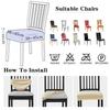 Elastic Solid Colors Chair Seat Covers Jacquard Shell Chair Cover Washable Anti-dust Short Back Chair Cover Armless Wedding Home