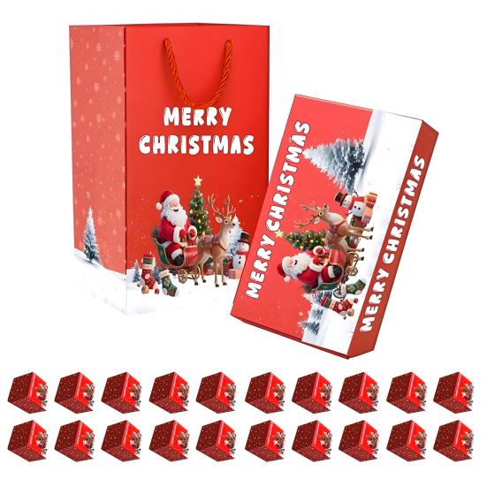Christmas Explosion Gift Box for Money DIY Folding Bouncing Gift Box Surprise Money Gift Holder for Cash Pop Up
