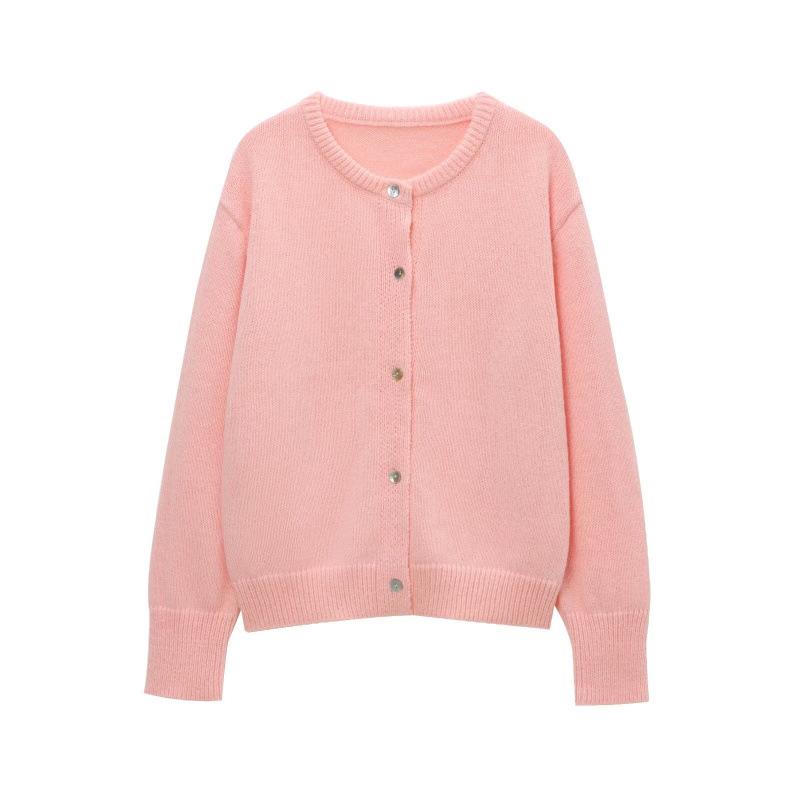 Autumn European & American Women's Street Fashion Knitted Cardigan