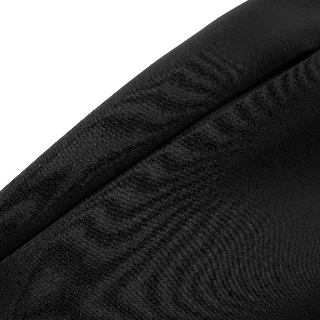 Li-Ning Comfortable Simple Versatile Casual Tapered Mid-Waist Knitted Sports Pants Women Bottoms Black AKYV140-1