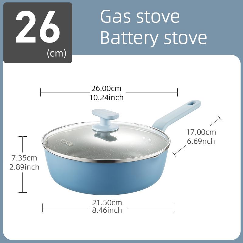 COOKER KING Maifan Stone Non-stick Frying Pan Pancake Household Chef Pot Universal Gas Induction Cooker Kitchenware