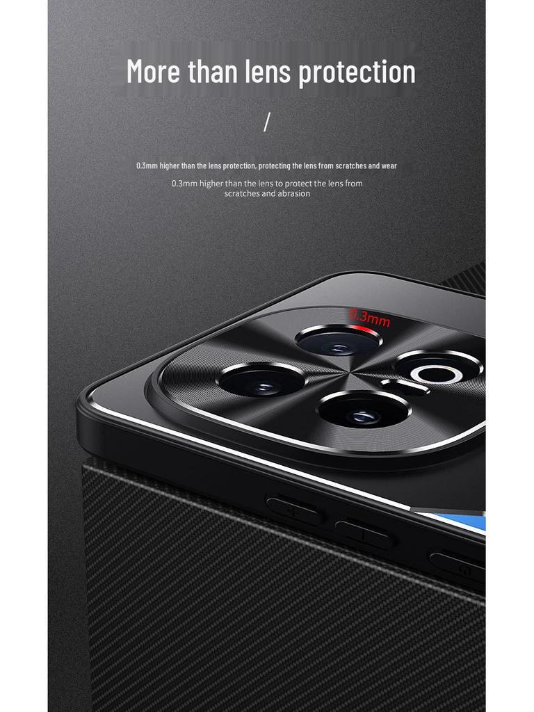 iQOO15 Metal Matte Protective Case: Full Lens Coverage, Anti-Drop, Unisex Design