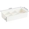 1pc Kitchen Drawer Retractable Storage Box Cabinet Plastic With Detachable Partitions Tableware Storage Box Kitchen Organizer