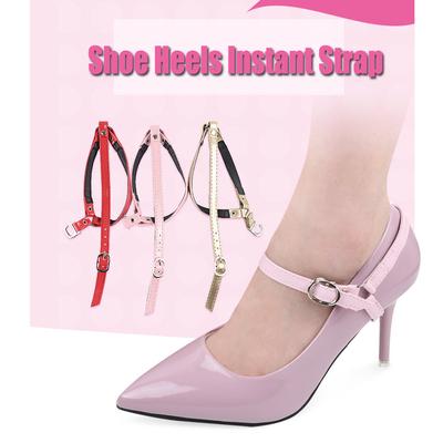 Detachable  Leather Shoe Straps Laces Band For Holding Loose High Heeled Shoes