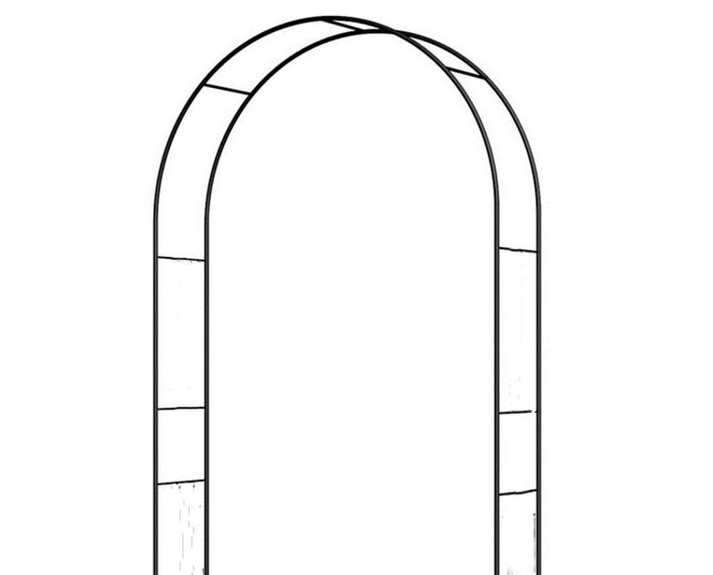 Junran European Style Courtyard Trellis for Climbing Plants and Roses
