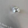 BF CLUB Silver Color Heart Hollow Rings for Women men Fashion Geometric Handmade Irregular Vintage Ring Party Christmas Gift