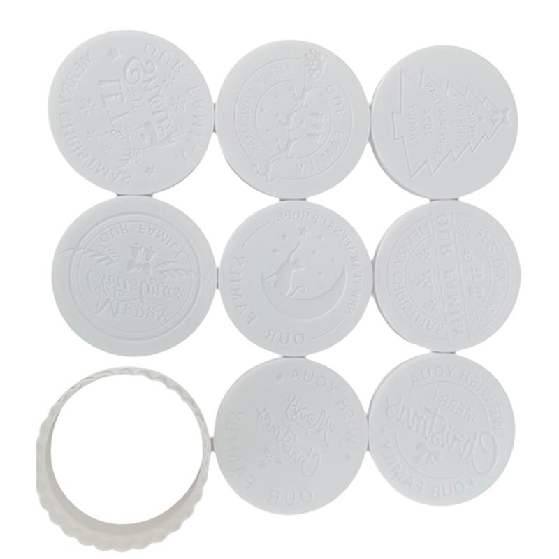 CYCLI-Merry Christmas Cookie Mold Christmas Cookie Cookie Baking Christmas Mold Kitchen Tool Seal