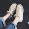 Fashion Stylish Casual Lace Up Women's Canvas Shoes On Sale Walking Fashion 2025 Korean Original New In Designer Luxury Ladies Footwear