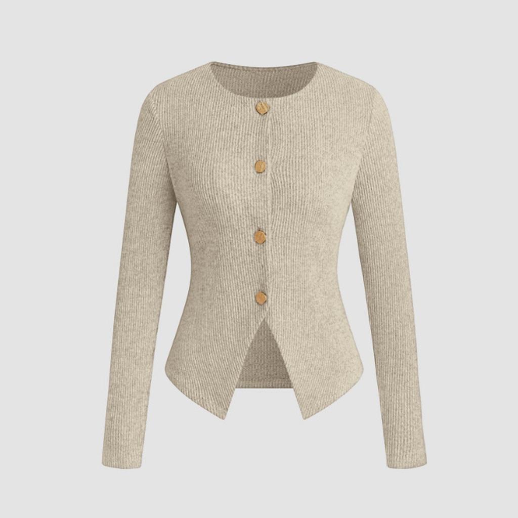Elegantes, modisches Damen-Langarmtop für Alltag und Freizeit