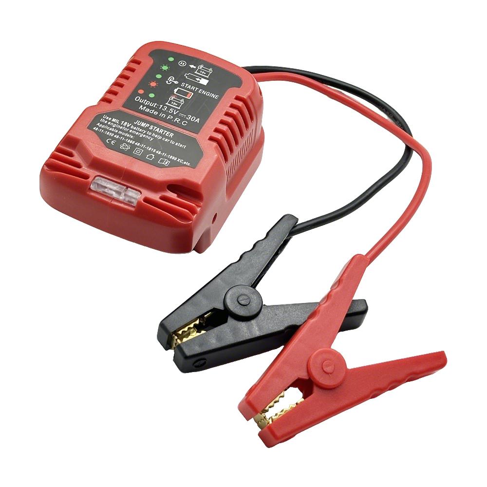 NEW Battery Jumper Cable Adapter for Milwaukee 18V Auto Car Jump Starter Booster Cable Heavy Duty Emergency Start Tool