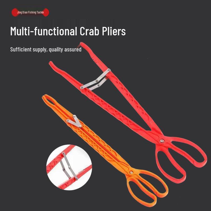 Non-slip Eel & Crab Catcher Pliers - Plastic Sea Raking Tool