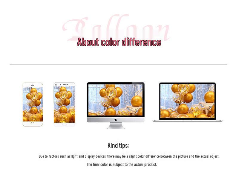 10-Zoll Latex-Ballon Festival Set: Individuell gestaltbare Ballonketten-Dekoration