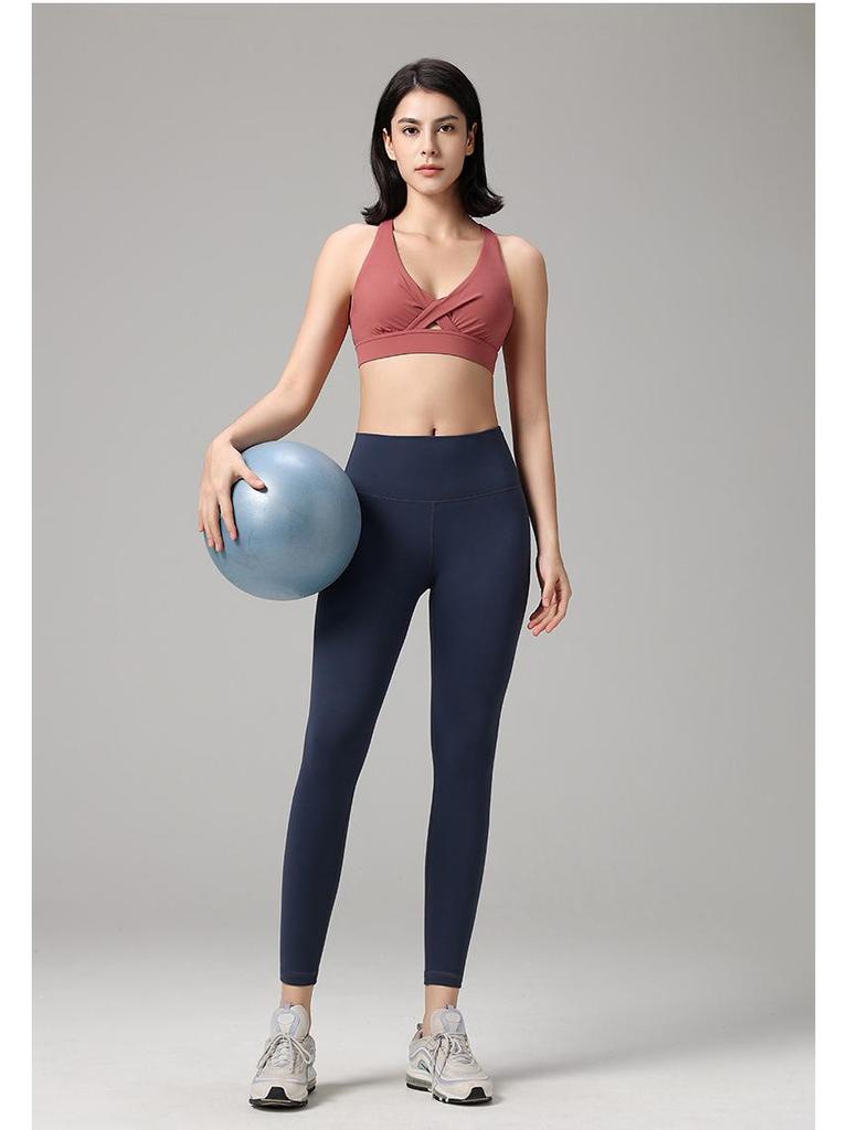 Women's Fleece-Lined High-Waist Yoga Pants - Warm, Soft, Hip-Lifting Fitness Leggings for Autumn/Winter.