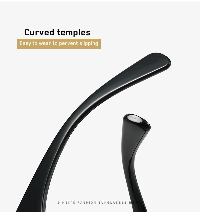 New Fashion Double Bridge Square Sunglasses Unisex Oversized Sun Glasses UV400 Protection Trendy Shades