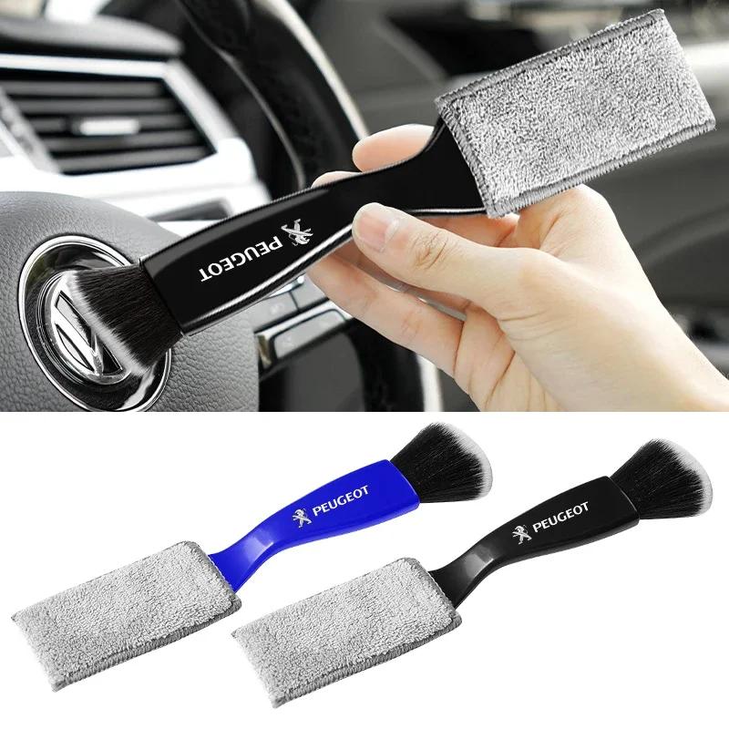 For Peugeot Car Air Conditioner Vent Cleaning Brush Auto Accessories For Peugeot 206 307 308 3008 207 208 407 508 2008 5008 107