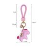 Horse Handmade Leather Car Keychain Pendant, Exquisite And Simple, Personalized Keychain Rope For Men And Women