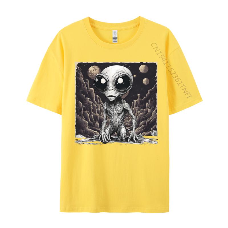 Alien Tshirts Hip Hop Unisexs Tshirts Graphic Printed Tshirt Combed Cotton Tops Shirts Casual Clothing Shirt