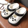 V Hole Shoes New Beach Non-slip Seaside Couple Slippers Women's Summer Wear