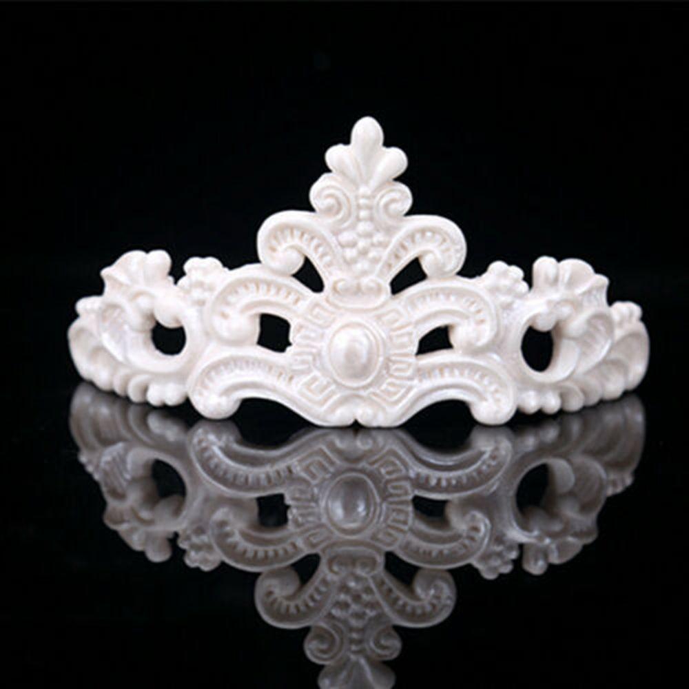 Cupcake Topper Baking Tool for Cake Crown Mold Baroque Relief Mould Cake Decorations Fondant Mold