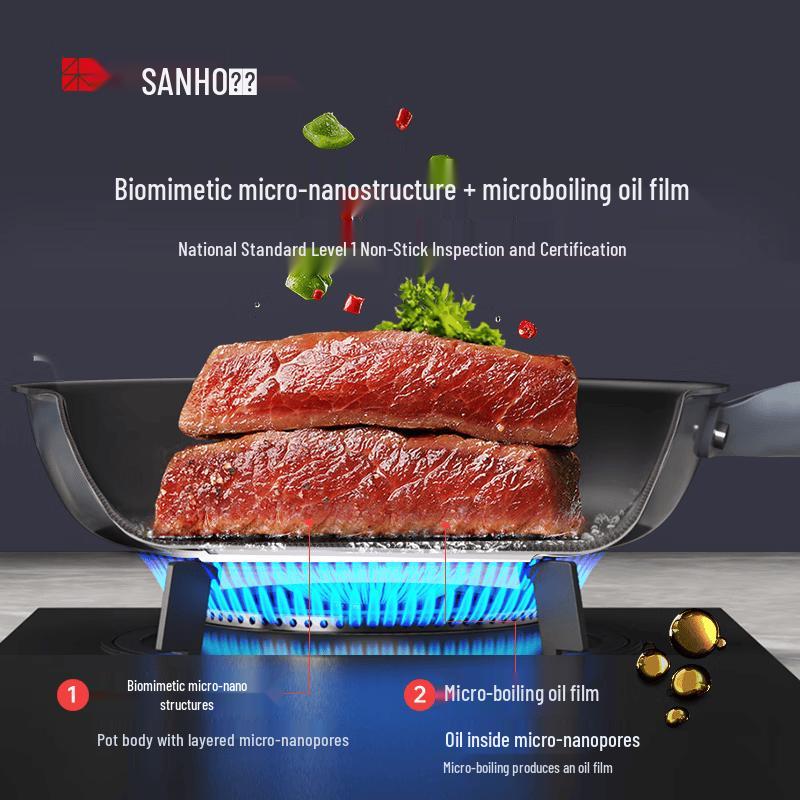 Sanhe Titanium Alloy Non-Stick Frying Pan