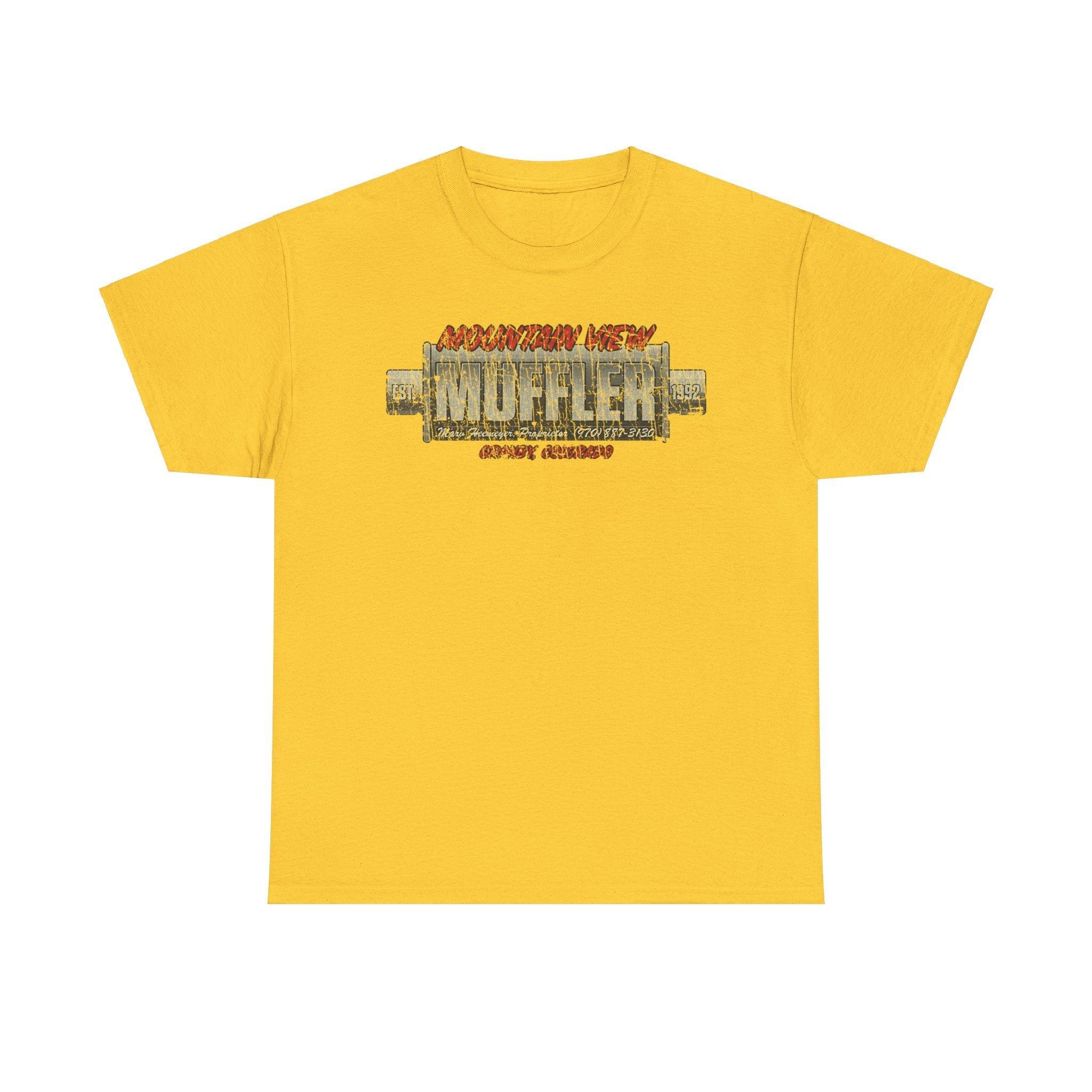 Mountain View Muffler Est 1992 Colorado T-shirt 3 4XL