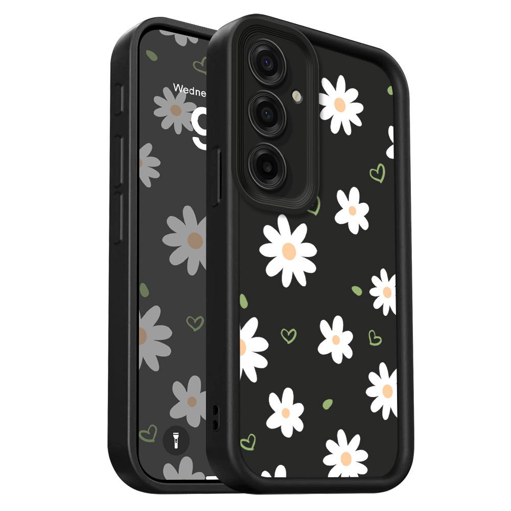 

Floating Daisies Phone Case For Samsung Galaxy A37 A17 A07 A56 A36 A26 A16 A06 A55 A35 A25 A15 A05 A05S 4G 5G Staircase Soft Cov Samsung A36 чёрный
