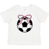 Inktastic Girls Soccer Ball Coquette Bow Baby T-Shirt Player Girl Future Sports