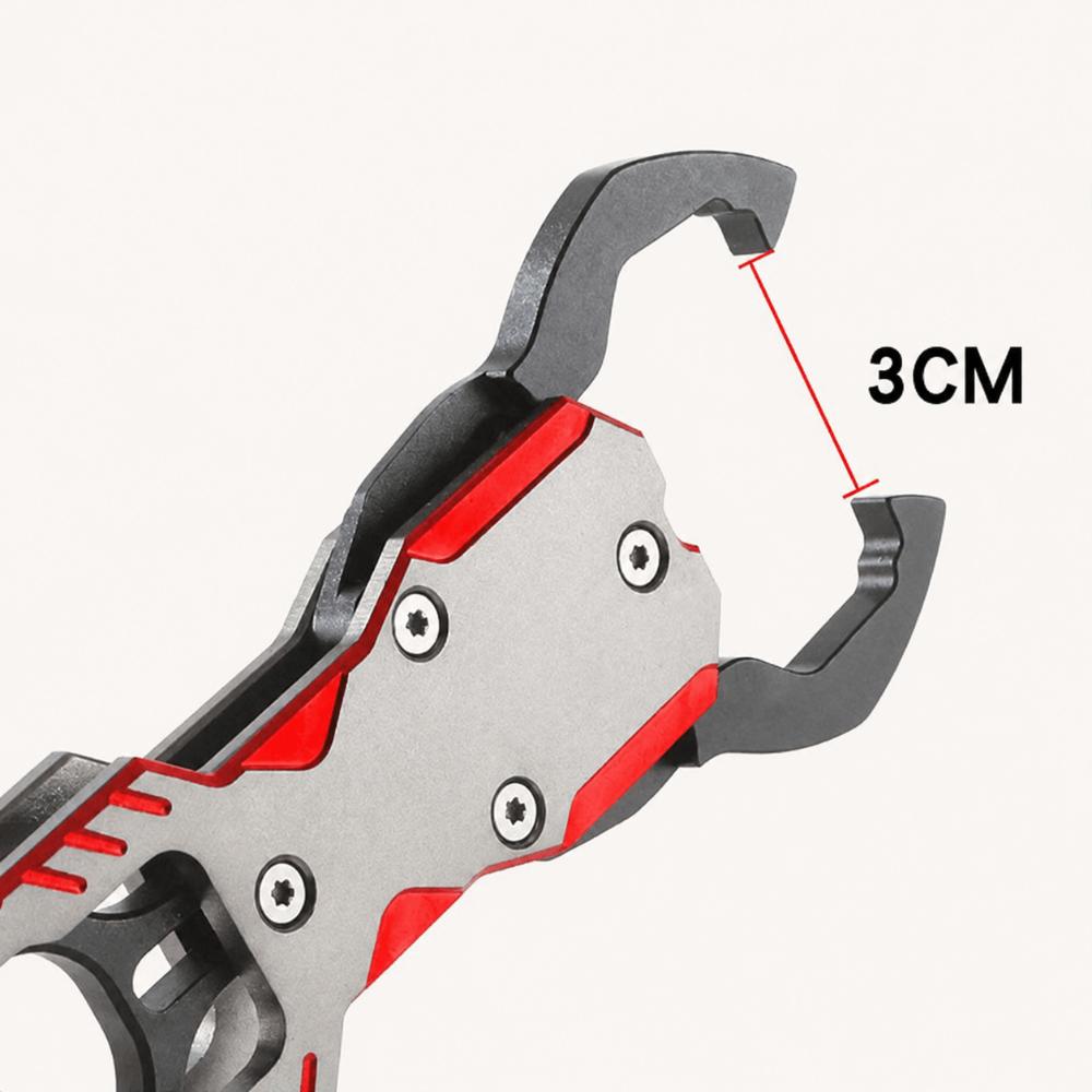 Aluminum Alloy Fish Lip Gripper 360° Swivel Non-Slip Handle Fish Holder  Catch and Release