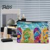 Talos Storage Bag, with Smooth Black Zipper, Large Capacity Thickened Canvas Organizer, for Makeup Stationery Needlework Small Items