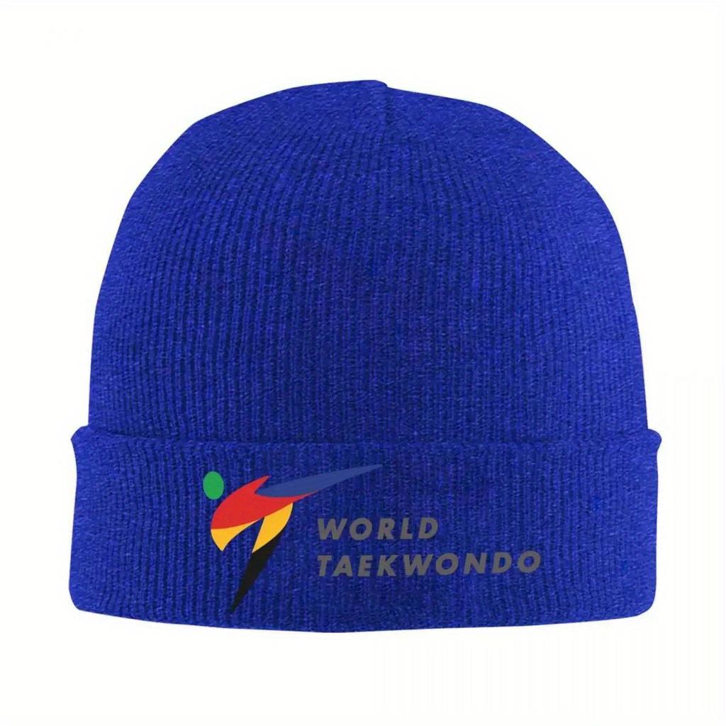 New WTF World Taekwondo Federation Beanie Winter Hats Knitted Cap Daily Baseball Cap