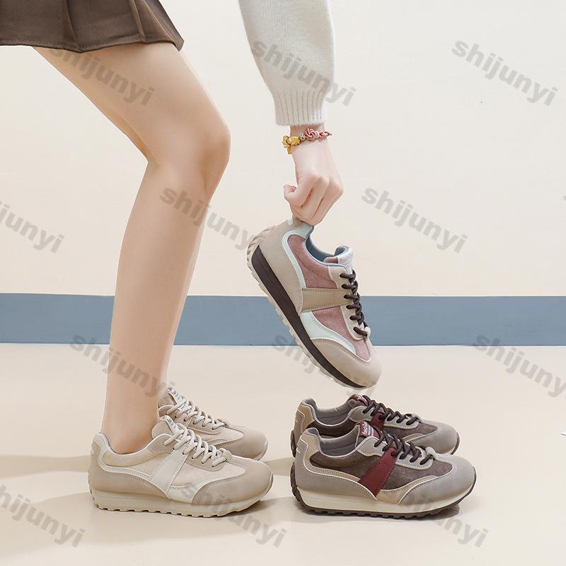 Fashion Women Casual Sneakers Spring New Lace Up Lightweight Soft Sole Shoes Woman Fashion Light Non Slip Running Shoes Zapatillas Mujer