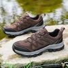 Large Size Men's Hiking Shoes Outdoor Non-slip Hiking Men's Shoes Wear-resistant Large Size Camping Sports Running Hiking Shoes