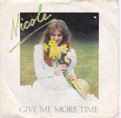 7inch Record NICOLE  Give Me More Time A2647 CBS 1982 UK Pop Used