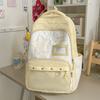 Schoolbag new middle and high school schoolbag for girls and primary school students high value ins niche design backpack large capacity backpack