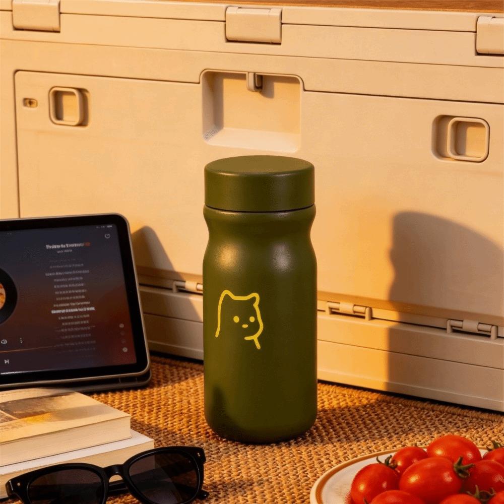 Cartoon Mini Pocket Mug Leak Proof Vacuum Insulated Cup Direct Drinking Mug  Outdoor Activities