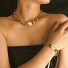 Fashion Street Shot Handmade Necklace, Beach Shell Adjustable Set Necklace, Women'S