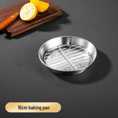 16cm Stainless Steel Round Multi-purpose Tray